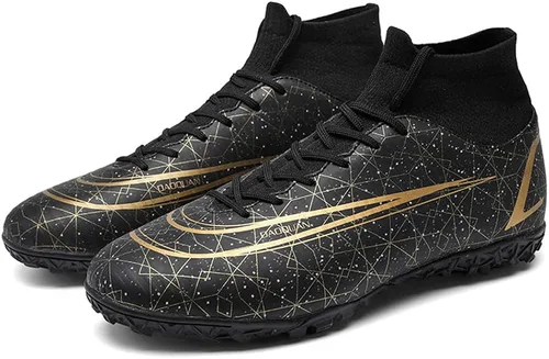 Miniatura 4 de WANMEIL Zapatos de fútbol unisex para niños grandes y jóvenes, para exteriores, zapatos de fútbol de tierra firme