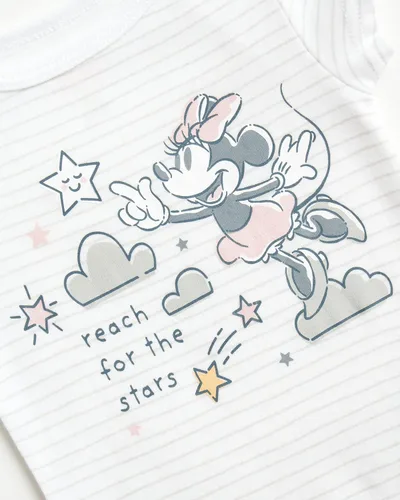 Miniatura 5 de Disney Baby Boys Girls Newborn Essentials - Juego de regalo de Navidad de 7 piezas Mickey Mouse Winnie the Pooh Minnie Mouse, 0-6M