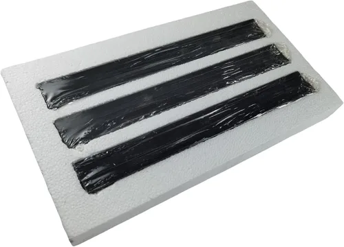 Miniatura 7 de 15 piezas de borde de mármol negro, revestimiento de mármol de 12 pulgadas pulido a ambos lados para baño, salpicadero, cocina, ducha de azulejos