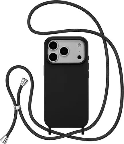 Miniatura 62 de ZTOFERA Funda Crossbody para iPhone 15 Pro con Correa de Cordón Ajustable, Funda Suave de Silicona Líquida para iPhone 15 Pro 6.1 pulgadas - Rosa
