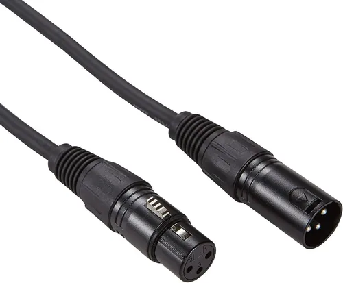 Miniatura 2 de MFL. Cable DMX flexible de 6.5 pies, señal de 3 pines, XLR macho a hembra, cable para iluminación de escenario, luces de DJ, 22 AWG, impedancia
