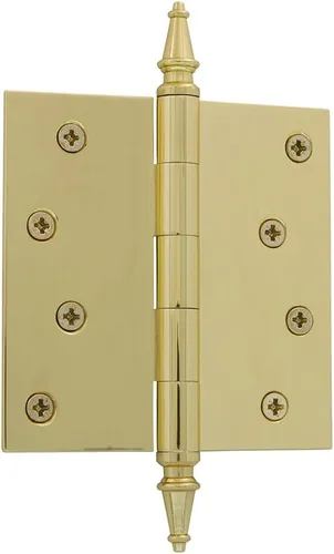 Miniatura 47 de Grandeur Hardware 824304 Bisagra residencial con punta de bellota de 3.5 pulgadas con esquinas de radio de 5/8 pulgadas en peltre antiguo