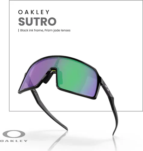 Miniatura 5 de Oakley Sutro OO9406 / OO9462 - Lentes de sol para hombre, kit de correa de accesorios, bolsa de microfibra