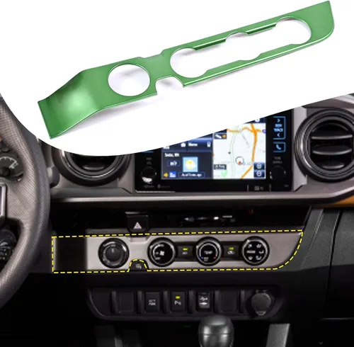 Miniatura 20 de Lcojicep Cubierta de panel de botón de aire acondicionado, accesorios de automóvil compatibles con Tacoma 2016-2020