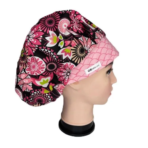 Miniatura 5 de Bouffant Scrub Cap Twist of Lime Scrub Hat OR Hats Womens Scrub Caps