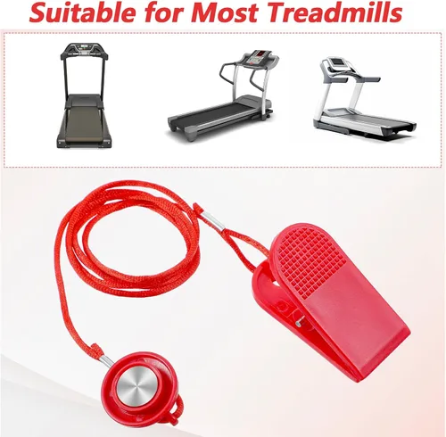 Miniatura 4 de 2 llaves de seguridad magnéticas para cinta de correr, interruptor de parada de emergencia magnético universal, accesorios para la mayoría