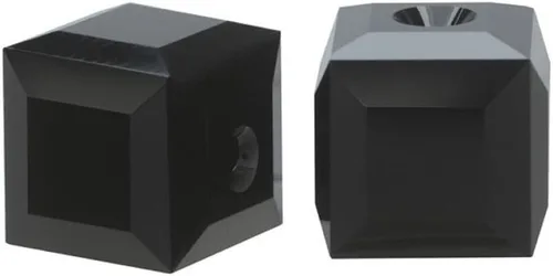 Miniatura 22 de 50 piezas Adabele cuentas austriacas de 6 mm de cristal facetado en cubo amatista sueltas, compatibles con cristales Swarovski Preciosa 5601 SSC611