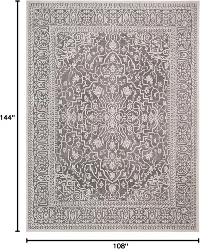Miniatura 94 de SAFAVIEH Alfombra 10x14 - Colección Reflection - Grande - Beige y Crema, Sin Desprendimiento y Fácil Limpieza, Ideal para Sala de Estar, Dormitorio