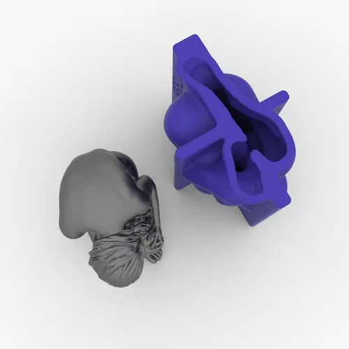 Miniatura 5 de Molde de silicona para cuerpo humano 3D - Molde grande de yeso de jabón para velas de chocolate con fondant