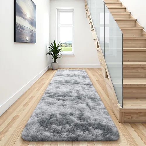 Miniatura 38 de BENRON Alfombras de pasillo esponjosas de 2 x 4 pies, suaves y largas para dormitorio, pasillo, entrada, cocina, alfombra lavable para decoración