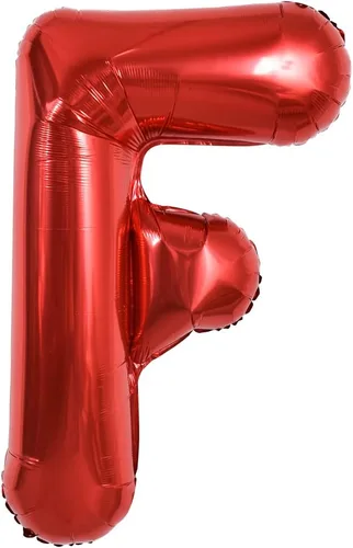 Miniatura 28 de TONIFUL Globos de Letras Rojas Brillantes Grandes de 40 Pulgadas A-Z, Globos Gigantes Jumbo de Helio de Papel de Aluminio Mylar Letra K Grande