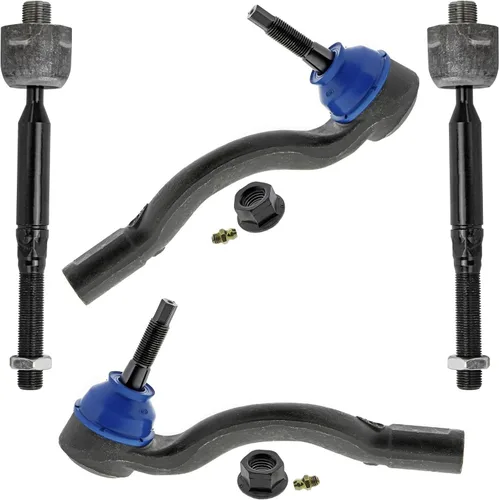 Detroit Axle - 4 barras de acoplamiento delanteras para Dodge Durango 2016-2025 Jeep Grand Cherokee 2016-2021 Grand Cherokee 2022 Grand Cherokee WK,