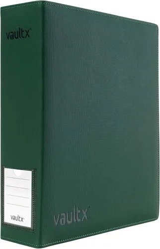 Miniatura 10 de Vault X Carpeta delgada de anillas, 540 tarjetas, se adapta a 9 páginas de bolsillo, material Exo-Tec, carpeta de 3 anillos en D, para tarjetas