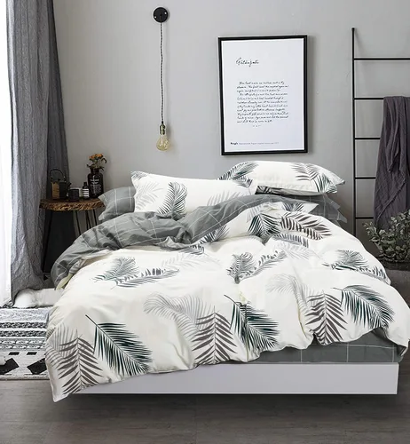 Miniatura 5 de Swanson Beddings Leafy Vines - Juego de cama de 3 piezas, 100% algodón: funda nórdica y dos fundas de almohada (tamaño King)