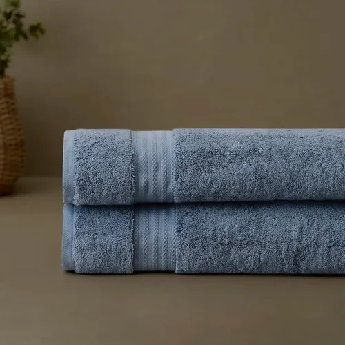 Miniatura 14 de Fabdreams Juego de toallas de baño 100% algodón orgánico de 2 piezas 700 g/m² Toallas extra grandes ultra suaves, suaves y absorbentes, duraderas