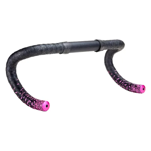 Miniatura 3 de SUPACAZ Bike BARTAPE, Super Sticky Kush, Star Fading, NEON Pink Plus ANO Pink Plugs