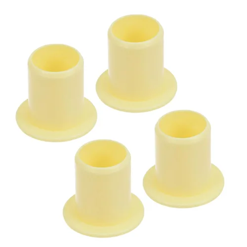 Miniatura 12 de Rodamiento de manga con brida de 4 piezas - [0.118 in x 0.177 in x 0.197 in] Buje sin aceite POM para uso en máquinas de equipos Negro