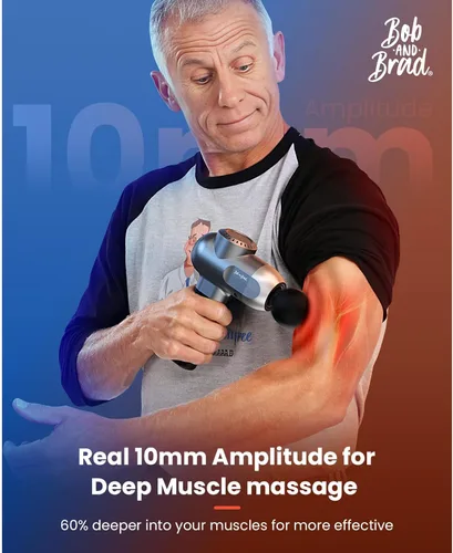 Miniatura 4 de BOB AND BRAD C2 Pro Pistola de Masaje con Terapia de Calor y Frío, Mini Pistola de Masaje de Tejido Profundo Elegible para FSA y Aprobada por HSA