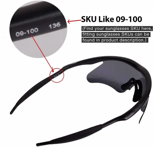 Miniatura 5 de Walleva Vented Replacement Lenses + Rubber for Oakley M Frame Heater Sunglasses - Multiple Options Available
