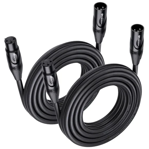 Miniatura 14 de Cable Matters Paquete de 2 Cables Premium XLR a XLR - 1.83m, Cable de Micrófono Macho a Hembra, Cable de Micrófono de Cobre Libre de Oxígeno (OFC)
