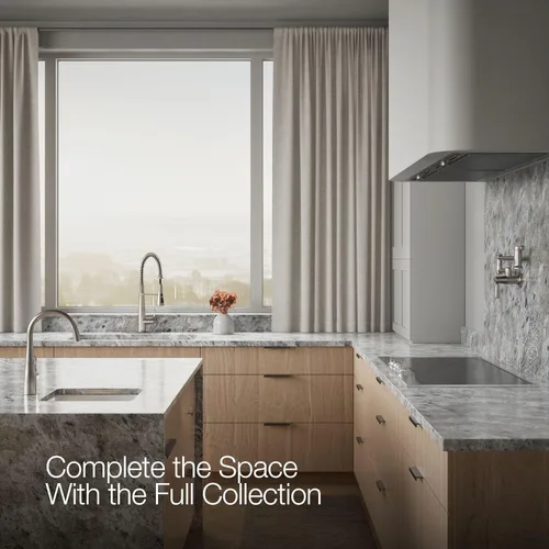 Miniatura 12 de KOHLER K-22034-VS Simplice(R) - Grifo para fregadero de barra, acero inoxidable vibrante Vibrant Stainless