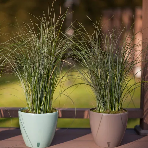 Miniatura 7 de DECOPOTS - Maceta de riego automático - Maceta decorativa para interiores con cartucho de drenaje e indicador de nivel de agua