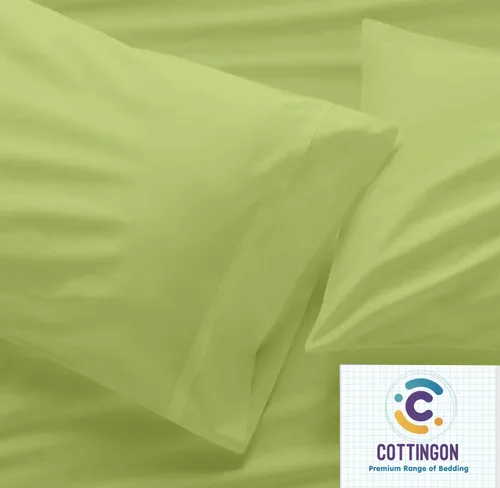 Miniatura 5 de Cottingon Juego de sábanas King de 4 piezas para camas ajustables, sábanas de microfibra de lujo para camas con números de sueño, se adapta a Salvia