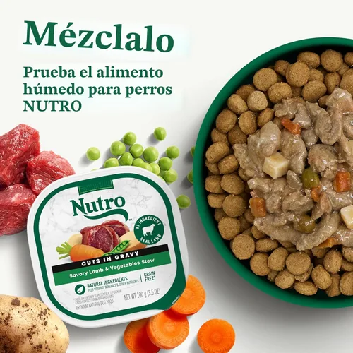 Miniatura 10 de Nutro Natural Choice - Alimento seco para perros, comida para perros adultos, receta de carne seca y arroz integral, 12 libras.