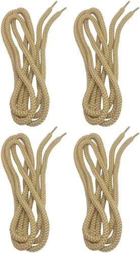 4 cordones redondos con capucha de repuesto de 0.236 in x 50 pulgadas, color marrón para pantalones deportivos, sudaderas, chaquetas, abrigos,