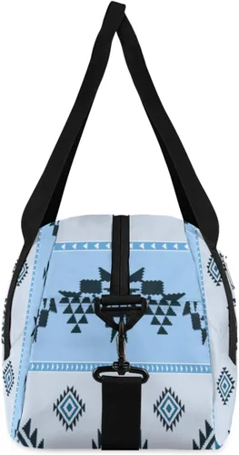 Miniatura 6 de Bolsa de lona personalizada para niños, diseño étnico de damasco, bolsa de gimnasio deportiva personalizada para niños y niñas, bolsas de viaje