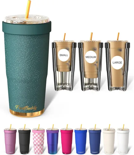 Miniatura 27 de Frost Buddy Togo Buddy 30oz Stainless Steel Vacuum Insulated Tumbler To Go Coffee Cup – Iced Coffee Sleeve, Travel Mug, Thermal Cup for Hot & Cold