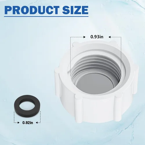 Miniatura 5 de 11456 Tapa de válvula de drenaje de piscina compatible con bombas de filtro de arena Intex, tapa de drenaje de bomba de piscina para piscina sobre