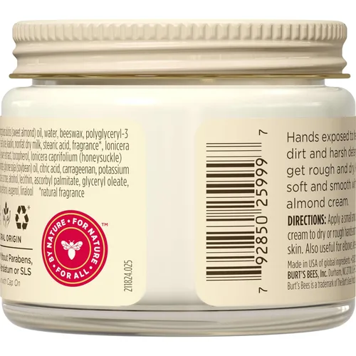 Miniatura 8 de Burt's Bees Crema de manos de almendras y leche, 2 onzas