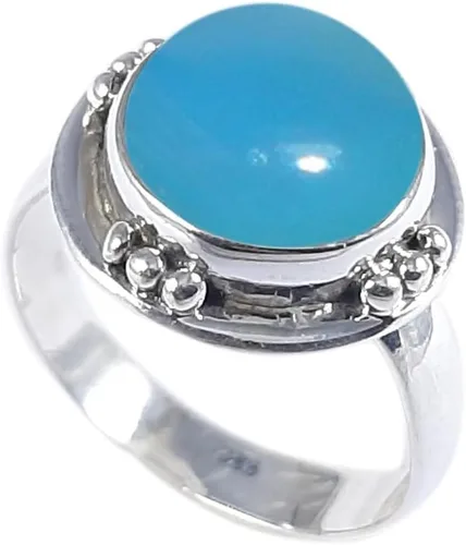 Miniatura 18 de Anillo de plata esterlina 925 para las mujeres joyas de piedras preciosas anillo joyería de moda para su venta Helloween (R-1369)