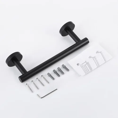 Miniatura 8 de Toallero KES para toalla de baño, cocina, mano, paños para trastes, hecho de acero inoxidable a prueba de óxido, montaje de pared, SUS304, 9