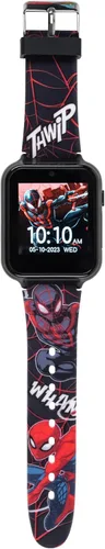 Miniatura 7 de Marvel Spider-Man - Reloj inteligente para niños, reloj interactivo con pantalla táctil con 10 caras de reloj personalizables, cámara integrada