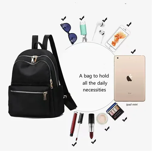 Miniatura 3 de go-done Mochila para mujer, Negro1, Moda