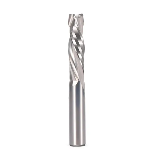 Miniatura 18 de Brocas de enrutador en espiral hacia arriba y abajo, broca de compresión de 1/4 de pulgada de diámetro de corte, 1 pulgada de longitud de corte