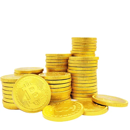 Miniatura 5 de 25 monedas originales de chocolate cripto Bitcoin, hechas con chocolate belga de primera calidad, sin gluten, sin OMG, lácteos certificados Kosher