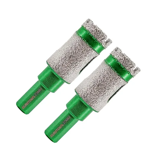 Miniatura 11 de Broca de núcleo de diamante – Broca de fresado de dedo de diamante de diámetro 1-3/8 pulgadas X5/8-11 rosca para agrandar dar forma bisel redondo