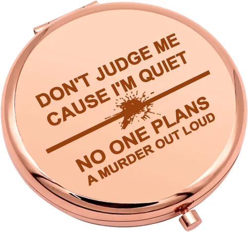 Miniatura 8 de Regalos divertidos para mujeres, espejo de maquillaje compacto para hija, amigas, hermana, regalos divertidos de amistad para mujeres, regalo