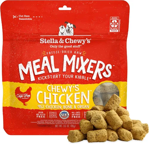 Miniatura 30 de Stella & Chewy's Mezcladores de Comida Cruda Liofilizada de Res - Aderezo y Mezclador de Comida para Perros - Hecho con 95% Carne de Res Alimentada