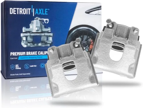 Miniatura 146 de Detroit Axle - 4 pinzas de freno para Honda Element 2003-2011 Pinzas de freno de disco con soportes 2004 2005 2006 2007 2008 2009 2010 reemplazo