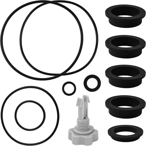 Piezas de repuesto para filtro de arena compatibles con la bomba de filtro de arena transparente Intex Krystal para piscinas sobre el suelo, juntas