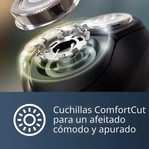 Miniatura 3 de Philips Norelco Shaver 2400 Series, afeitadora eléctrica en seco y húmedo, recortadora emergente, tapa P, negro profundo, modelo X3001/90