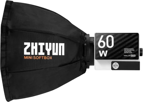 Miniatura 3 de Zhiyun Mini Softbox ZY Mount para ZHIYUN MOLUS G60 y MOLUS X100 COB LED Video Light