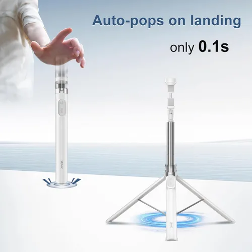 Miniatura 2 de Trípode automático para teléfono de 66" con control remoto, trípode para teléfono celular para grabación de video de iPhone y transmisión en vivo