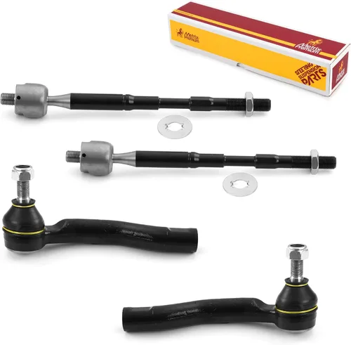 Miniatura 12 de Metrix Premium Chassis Parts - Juego de 4 barras de acoplamiento interior y exterior para Audi A3 15-16, Seat Leon 06-20 (México), 09-17 Volkswagen