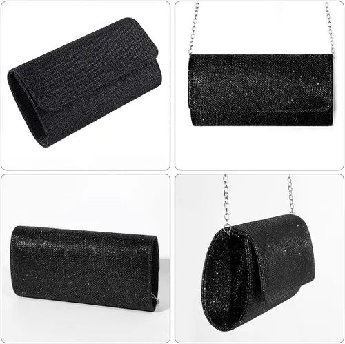 Miniatura 7 de Bolsos de noche y embragues para mujer, bolso de mano para mujer, boda, fiesta, graduación, bolso de hombro cruzado Wedding, Party, Prom, Clutch