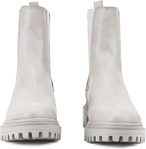 Miniatura 5 de Botas altas de moda hasta el tobillo grueso con plataforma a media pantorrilla para mujer (WANTED1)